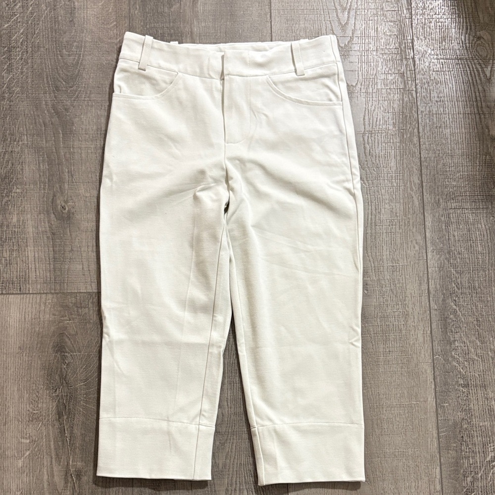 🤍Free People White Pants Cropped🤍